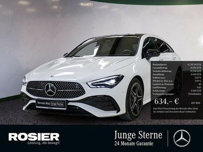 Weiss / polarweiß Gebraucht 2023 Mercedes CLA250 Shooting Brake Premium Kombi | 42.247 € (Teuer)