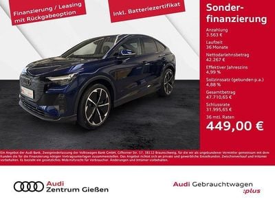 Gebraucht Audi Q4 Sportback e-tron Ambiente 210 kW (286 PS) 2025 Navarrablau metallic SUV