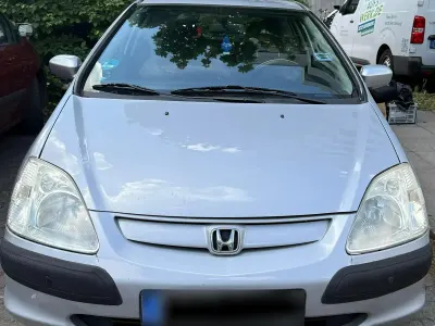 Gebraucht Honda Civic 2002 Silber Kleinwagen