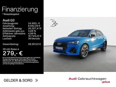 Turboblau Gebraucht 2023 Audi Q3 S-Line SUV | 34.980 € (Guter Preis)