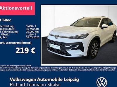 Neu VW T-Roc Life 116 PS (85 kW) 2025 Weiß SUV