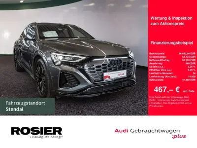 Gebraucht Audi Q8 e-tron S-Line 300 kW (408 PS) 2024 Daytonagrau perleffekt SUV