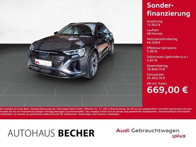 Gebraucht Audi SQ8 Sportback e-tron Ambiente 369 kW (503 PS) 2024 Daytonagrau perleffekt SUV