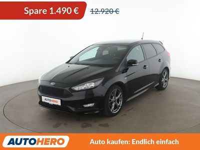 Schwarz Gebraucht 2018 Ford Focus ST-Line Kombi | 11.430 € (Etwas zu teuer)