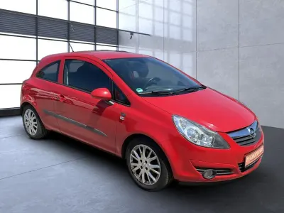 Gebraucht Opel Corsa Edition 80 PS (58 kW) 2009 Rot Kleinwagen