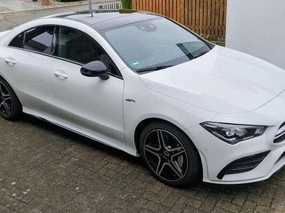 Second-hand Mercedes CLA35 AMG AMG 306 CP (225 kW) 2021 Alb Coupe