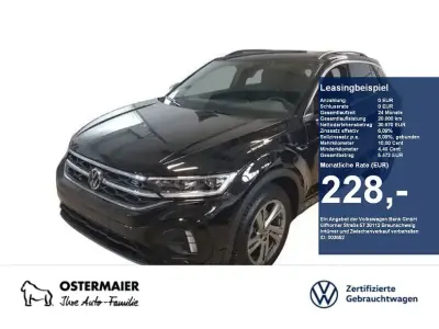 Second-hand VW T-Roc R-line 150 CP (110 kW) 2025 Negru SUV