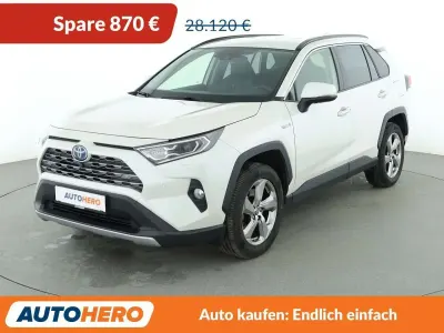 Gebraucht Toyota RAV4 Hybrid Lounge 222 PS (163 kW) 2019 White crystal shine SUV