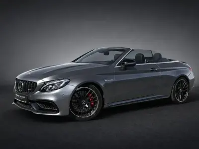 Gebraucht Mercedes C63 AMG AMG 510 PS (375 kW) 2018 Selenitgrau metallic Cabrio