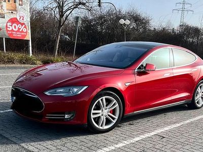 Gebraucht Tesla Model S 514 kW (700 PS) 2015 Rot Kleinwagen