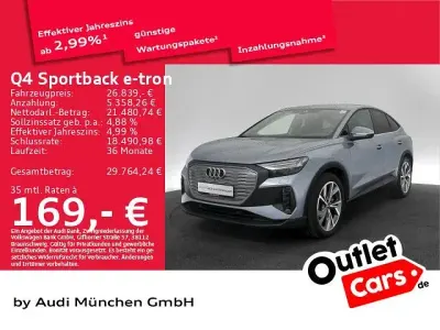 Second-hand Audi Q4 Sportback e-tron Sport 125 kW (170 CP) 2023 Albastru SUV