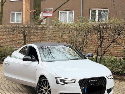 Gebraucht Audi A5 S-Line 204 PS (150 kW) 2014 Weiß Coupé