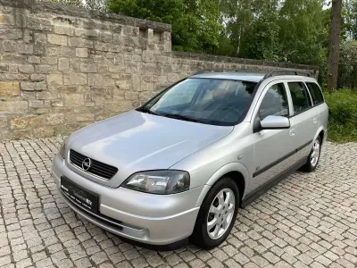 Gebraucht Opel Astra Njoy 101 PS (74 kW) 2003 Silber Kombi