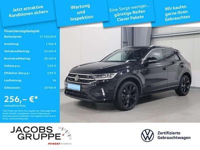 Schwarz Gebraucht 2022 VW T-Roc R-line SUV | 27.420 € (Guter Preis)