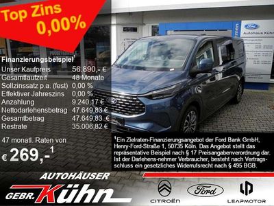 Neu Ford Tourneo Titanium 232 PS (170 kW) 2026 Blau Van / Kleinbus