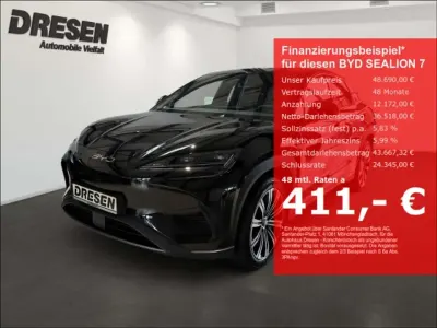 Nowe BYD Sealion 7 Design 389 kW (530 KM) 2026 Czarny SUV