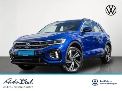 Second-hand VW T-Roc R-line 190 CP (139 kW) 2023 Albastru SUV