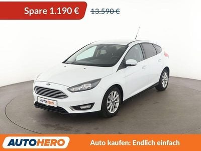 Weiß Gebraucht 2015 Ford Focus Titanium Limousine | 12.400 € (Fairer Preis)