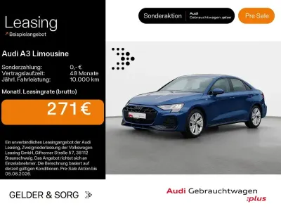 Gebraucht Audi A3 S-Line 116 PS (85 kW) 2025 Ascariblau metallic Limousine