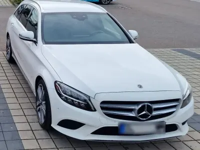 Brugt Mercedes C200 Avantgarde 184 HK (135 kW) 2020 Hvid Stationcar