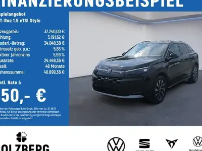 Neu VW T-Roc Style 150 PS (110 kW) 2026 Schwarz SUV