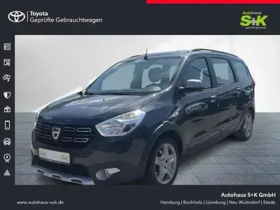 Gebraucht Dacia Lodgy Stepway 131 PS (96 kW) 2022 Grau "comete" (grau) Van / Kleinbus