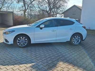 Gebraucht Mazda 3 Sports-Line 150 PS (110 kW) 2016 Weiß Limousine