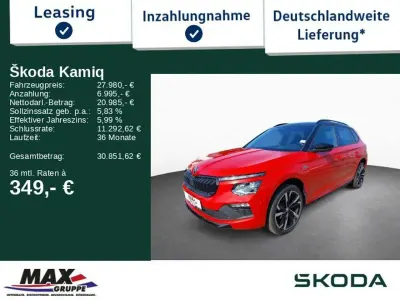 Gebraucht Skoda Kamiq Monte Carlo 150 PS (110 kW) 2024 Rot SUV