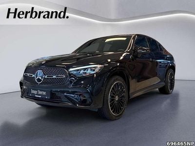 Gebraucht Mercedes GLC300e AMG 333 PS (244 kW) 2024 Metalliclack obsidianschwarz m Coupé