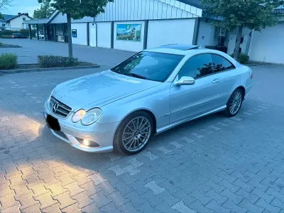 Occasion Mercedes CLK220 AMG 150 ch (110 kW) 2008 Argent Coupé