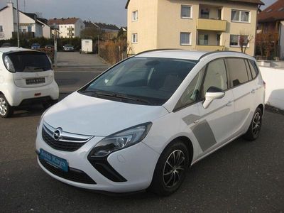 Gebraucht Opel Zafira Tourer Edition 131 PS (96 kW) 2013 Weiß Van / Kleinbus