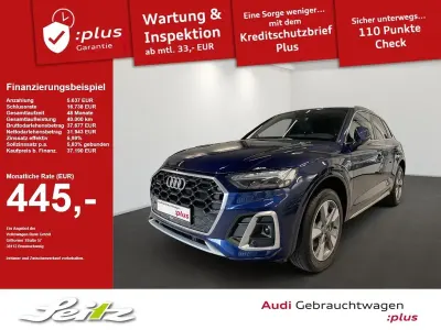 Gebraucht Audi Q5 S-Line 299 PS (219 kW) 2023 Navarrablau metallic SUV