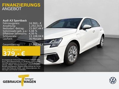 Gebraucht Audi A3 Sportback e-tron Design 204 PS (150 kW) 2023 Weiß Kleinwagen