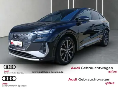 Gebraucht Audi Q4 e-tron S-Line 150 kW (204 PS) 2023 Mythosschwarz metallic SUV