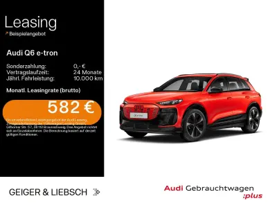 Gebraucht Audi Q6 e-tron S-Line 284 kW (387 PS) 2025 Rot SUV