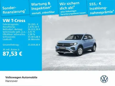 Używany VW T-Cross Basis 95 KM (69 kW) 2025 Niebieski SUV