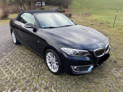Usata BMW 220 Luxury Line 184 CV (135 kW) 2015 Nero Cabrio