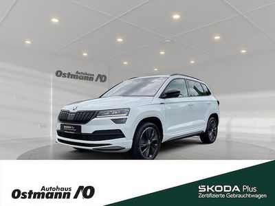 Gebraucht Skoda Karoq SportLine 150 PS (110 kW) 2021 Moonweiss SUV