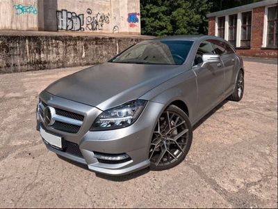 gebraucht Mercedes CLS500 Shooting Brake 4m Designo Grau Matt