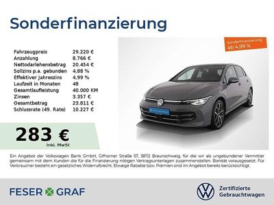 Mondsteingrau Gebraucht 2024 VW Golf Edition Limousine | 28.880 € (Fairer Preis)