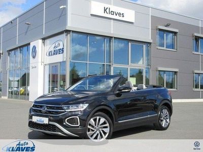 Gebraucht VW T-Roc Cabriolet Style 150 PS (110 kW) 2022 Schwarz Cabrio