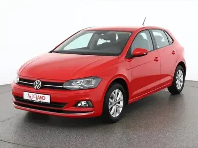 Gebraucht VW Polo Highline 95 PS (69 kW) 2021 Rot Kleinwagen