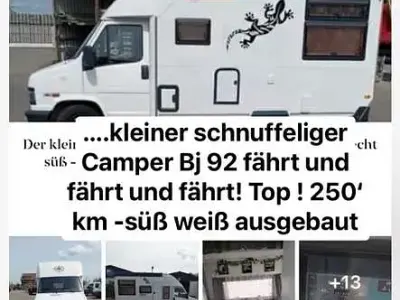 Gebraucht Fiat Ducato 75 PS (55 kW) 1992 Weiß Van