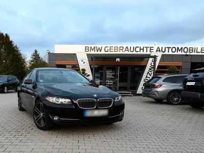 Brugt BMW 523 Sport Line 204 HK (150 kW) 2010 Sort Sedan