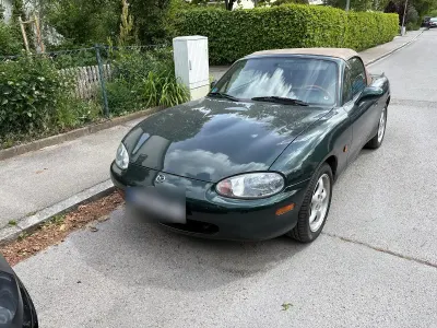Gebraucht Mazda MX5 110 PS (80 kW) 1999 Grün Cabrio