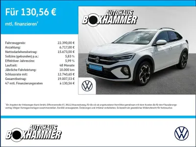 Gebraucht VW Taigo R-line 116 PS (85 kW) 2025 Weiß SUV