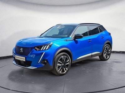 Blau Gebraucht 2021 Peugeot e-2008 GT SUV | 16.950 € (Fairer Preis)
