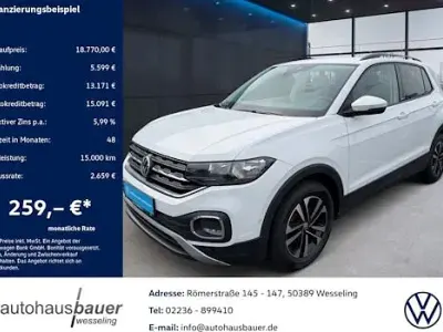 Gebraucht VW T-Cross United 116 PS (85 kW) 2020 Weiß SUV