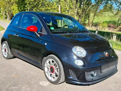 Begagnad Fiat 500S Abarth 86 HK (63 kW) 2011 Svart Halvkombi