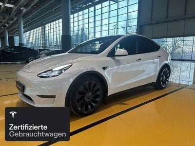 Pearl white multicoat Gebraucht 2022 Tesla Model Y Performance SUV | 37.700 € (Fairer Preis)